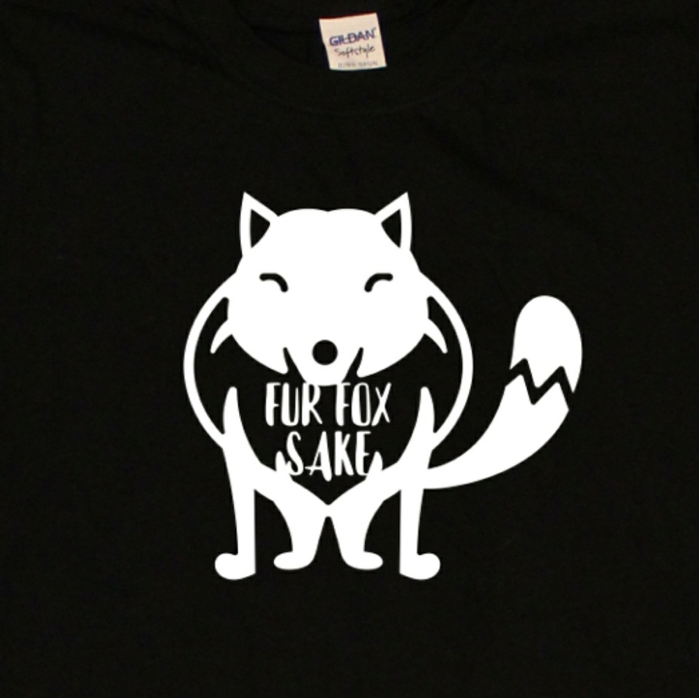 🦊Fur Fox Sake (for fucks sake) unisex black shirt